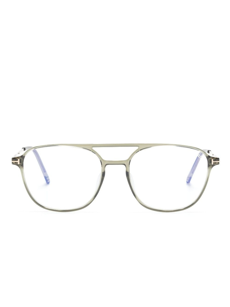 thin-arms pilot-frame glasses 1