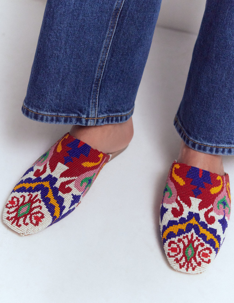BODEN Mule Slipper Loafer-Multi Bead outlook