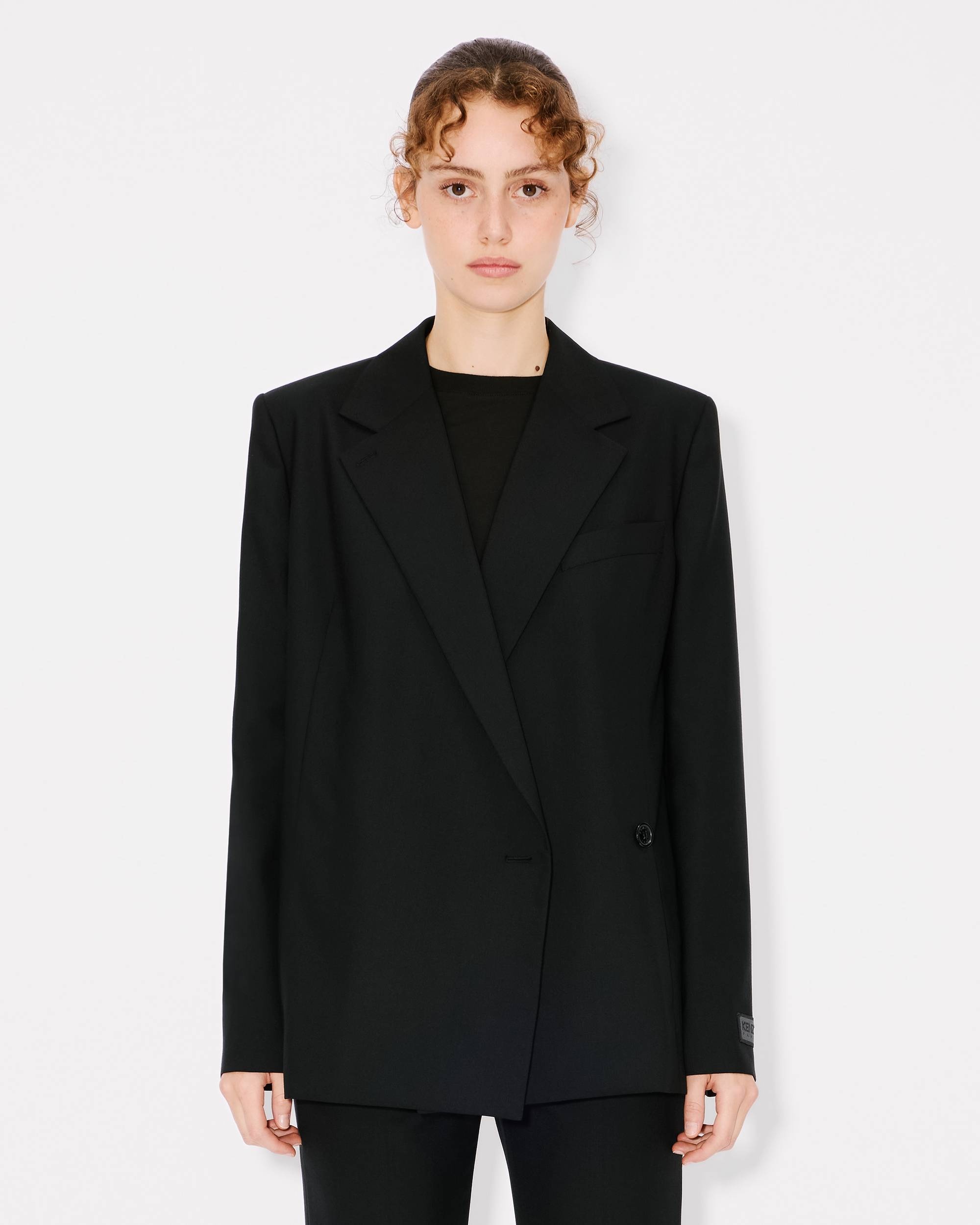 Kimono blazer in virgin wool - 4