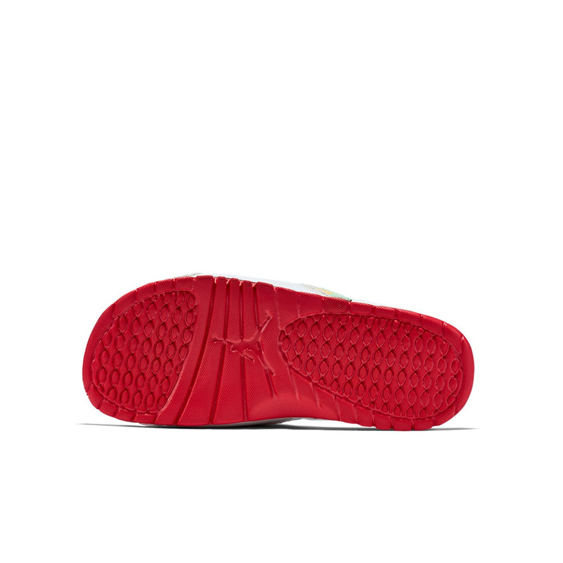 Jordan Air Jordan Hydro 7 Retro Soft Sole Cozy Sports Slippers Gray Red Orange 'White' 705467-105 outlook