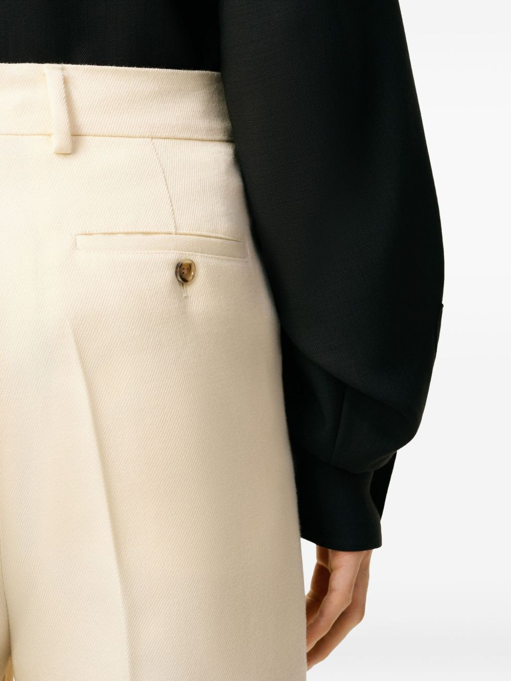 pleated wool trousers - 6