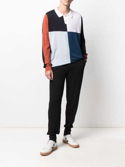 Paul Smith knitted contrasting trim track pants outlook