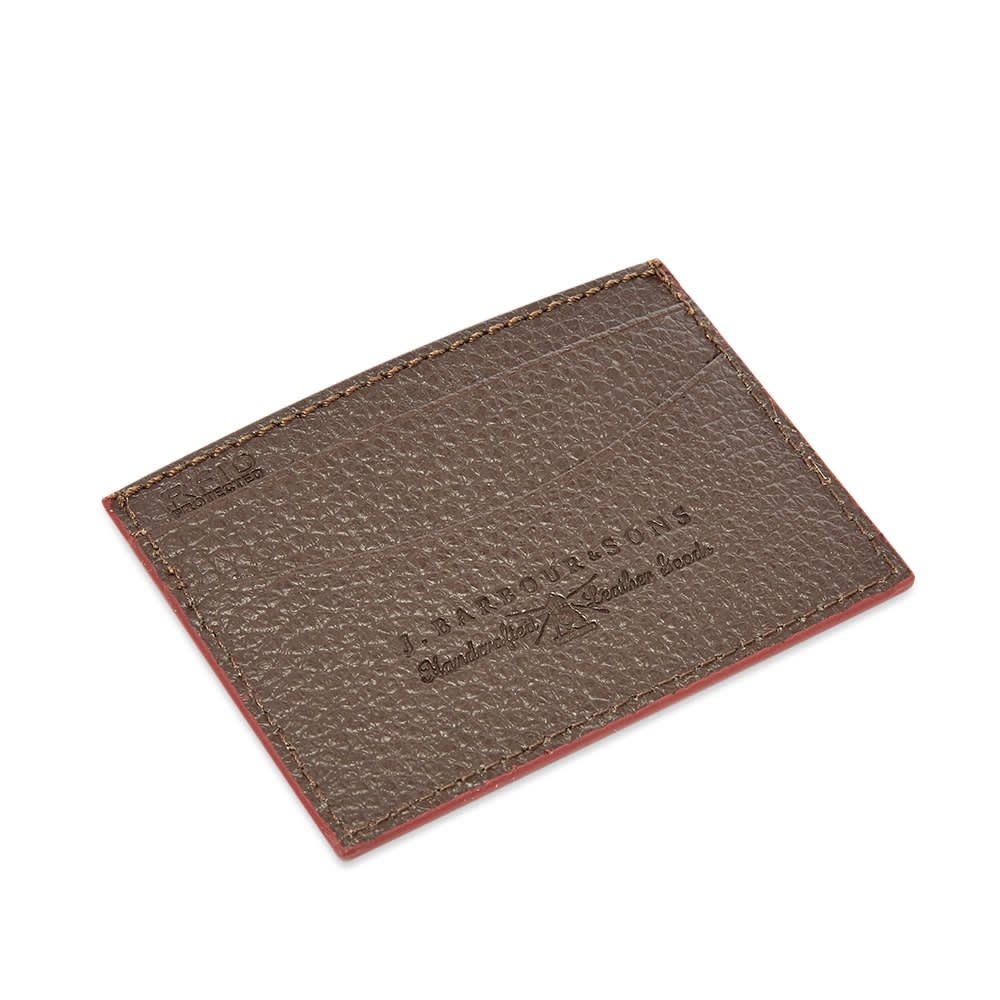 Barbour Grain Leather Card Holder - 3