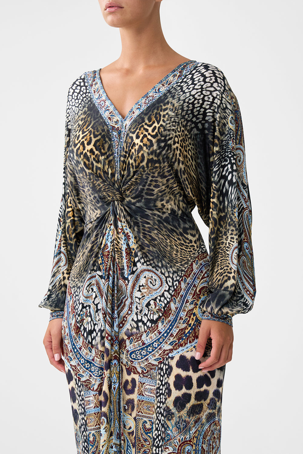 TWIST FRONT DRESS - 5