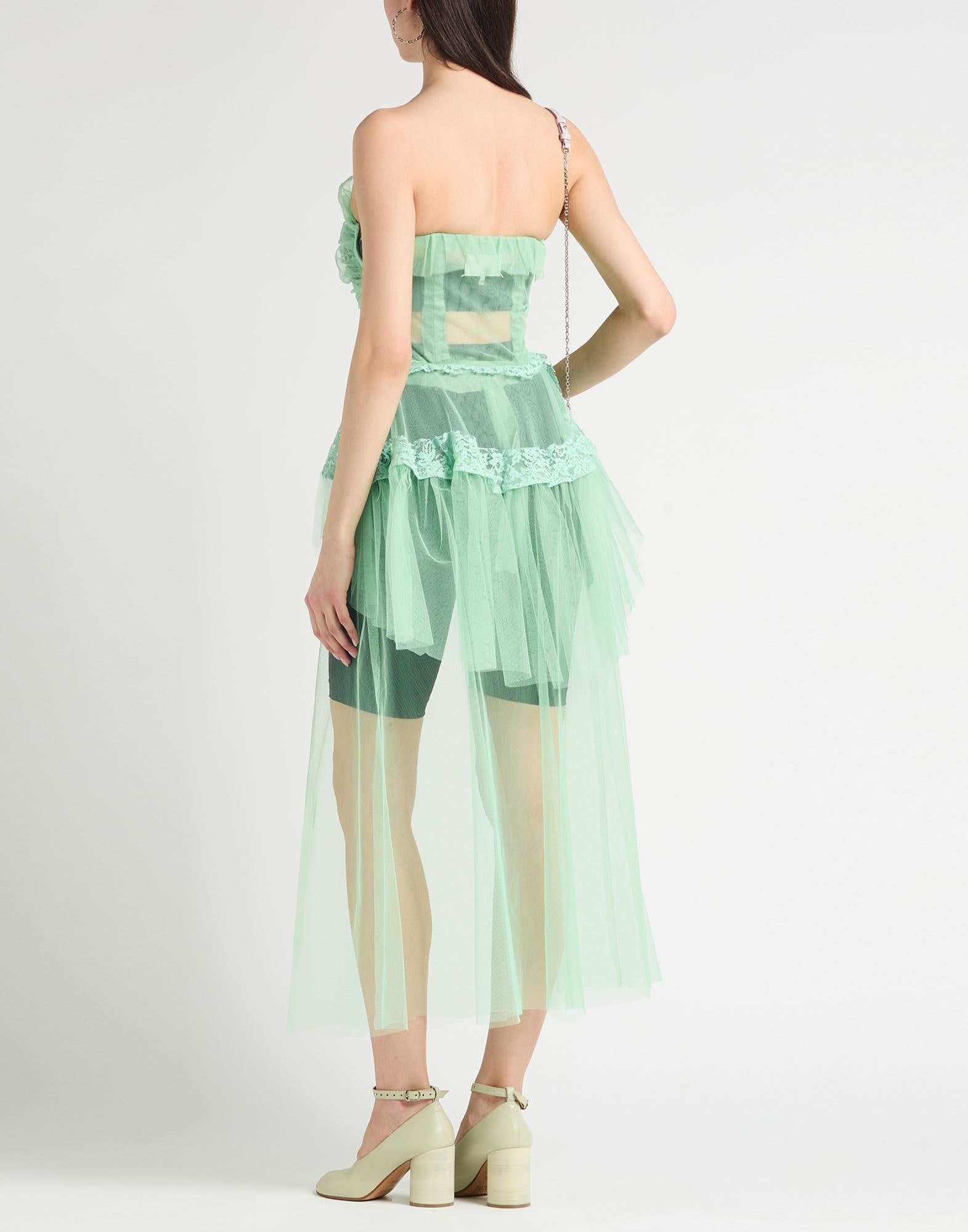 Light green Women's Long Dress - 4