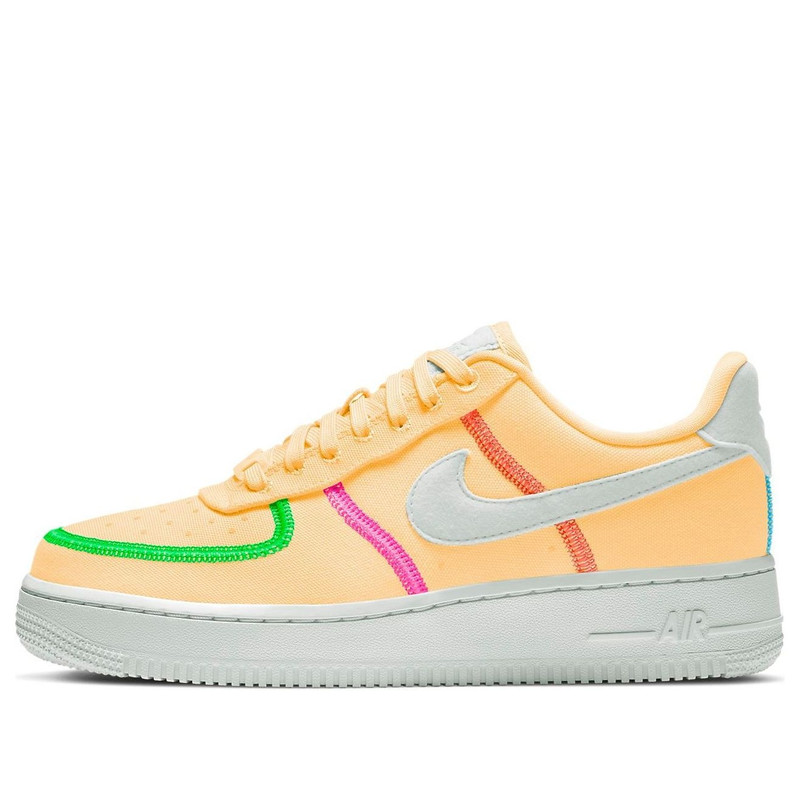 (WMNS) Nike Air Force 1 '07 Low LX 'Stitched Canvas - Melon Tint' CK6572-800 - 1