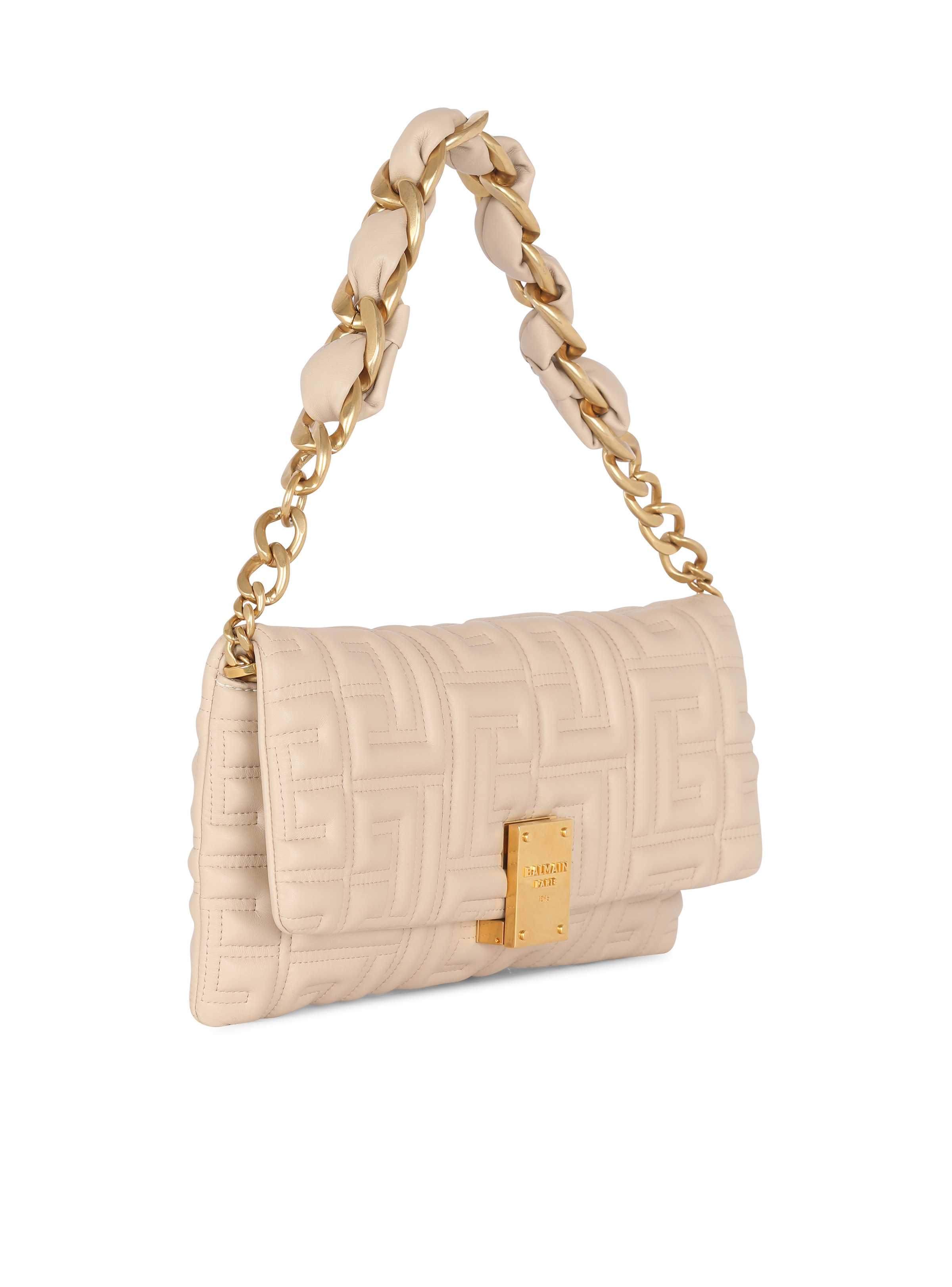 1945 Soft quilted leather clutch bag - 3