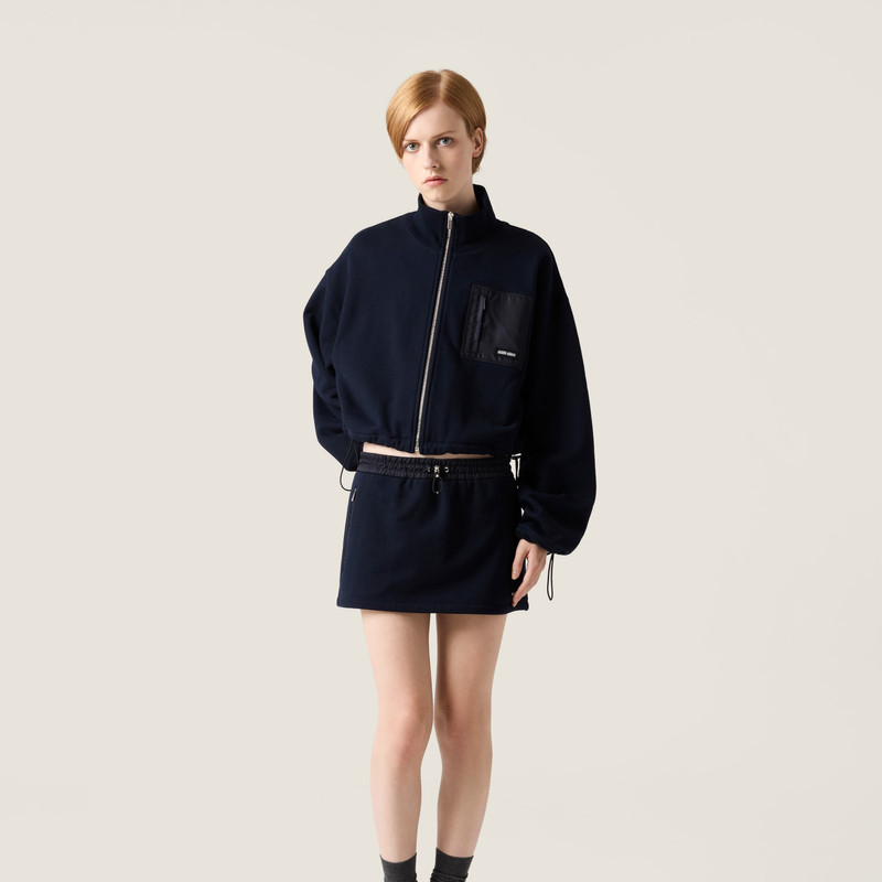 Miu Miu Zippered fleece jacket outlook