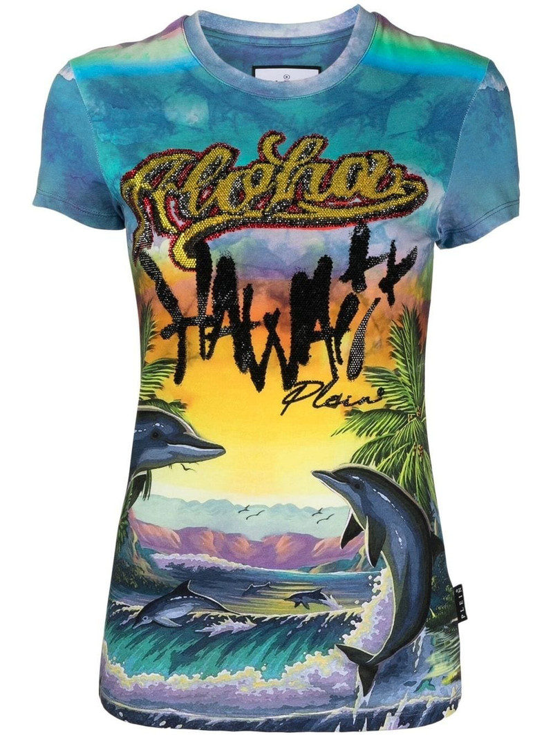 Sexy Pure Hawaii print T-shirt 1
