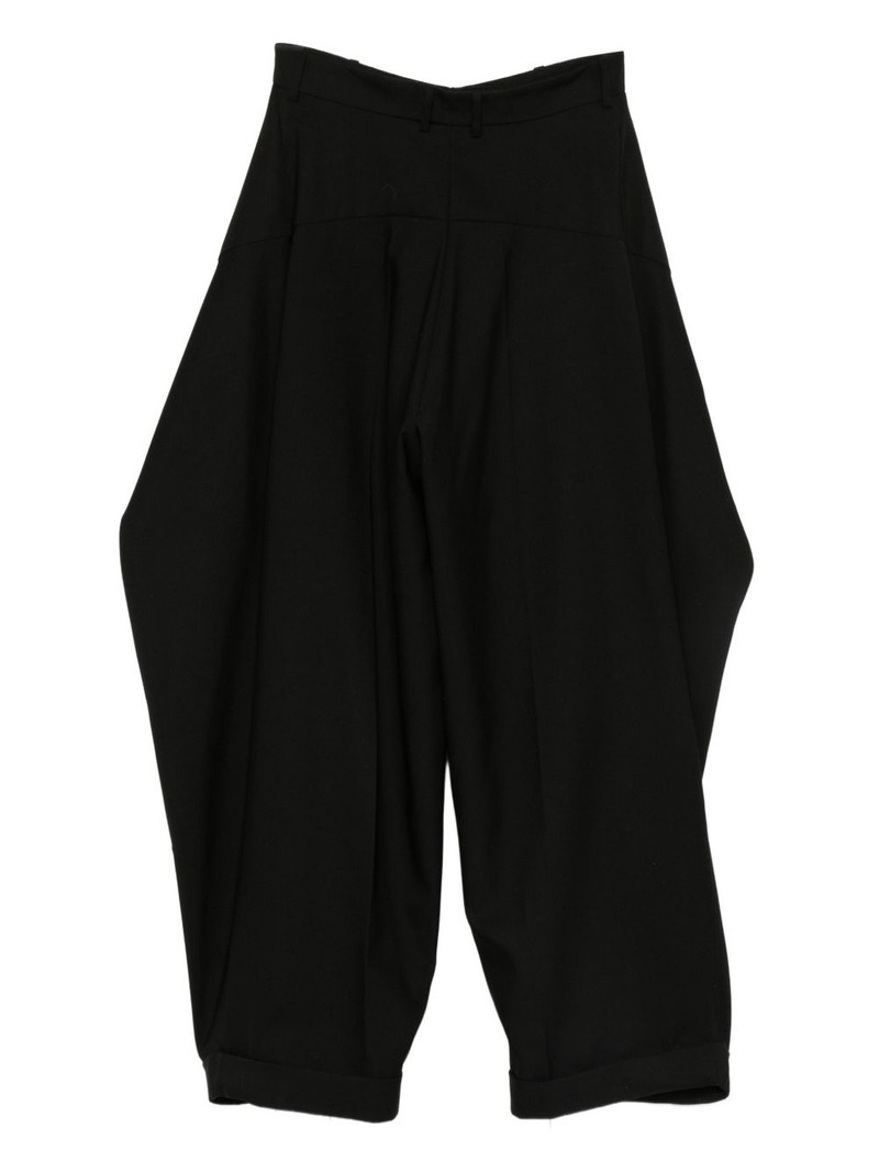 VIKTOR & ROLF triangle pleated wool trousers outlook