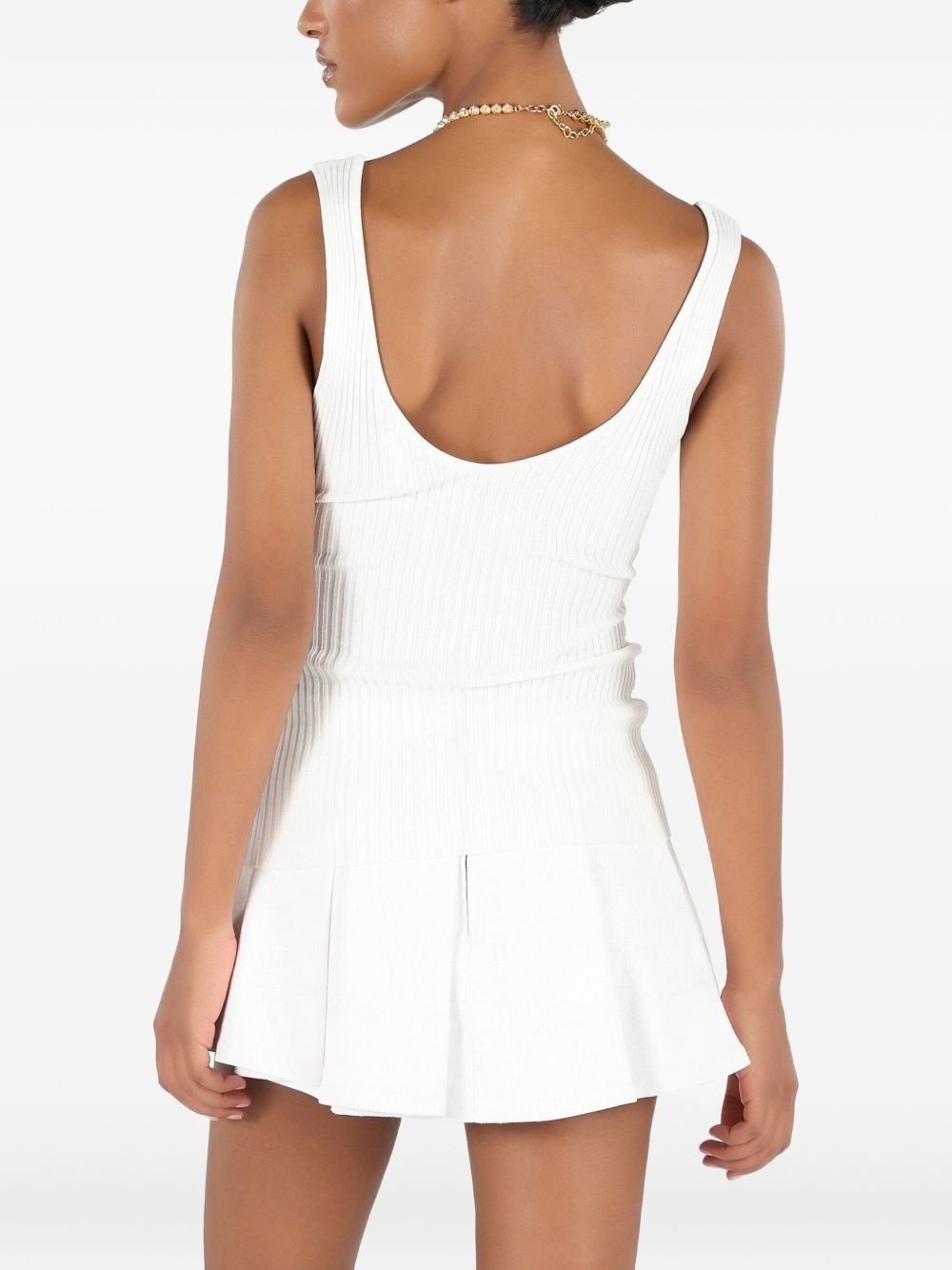 ribbed-knit tank top - 4