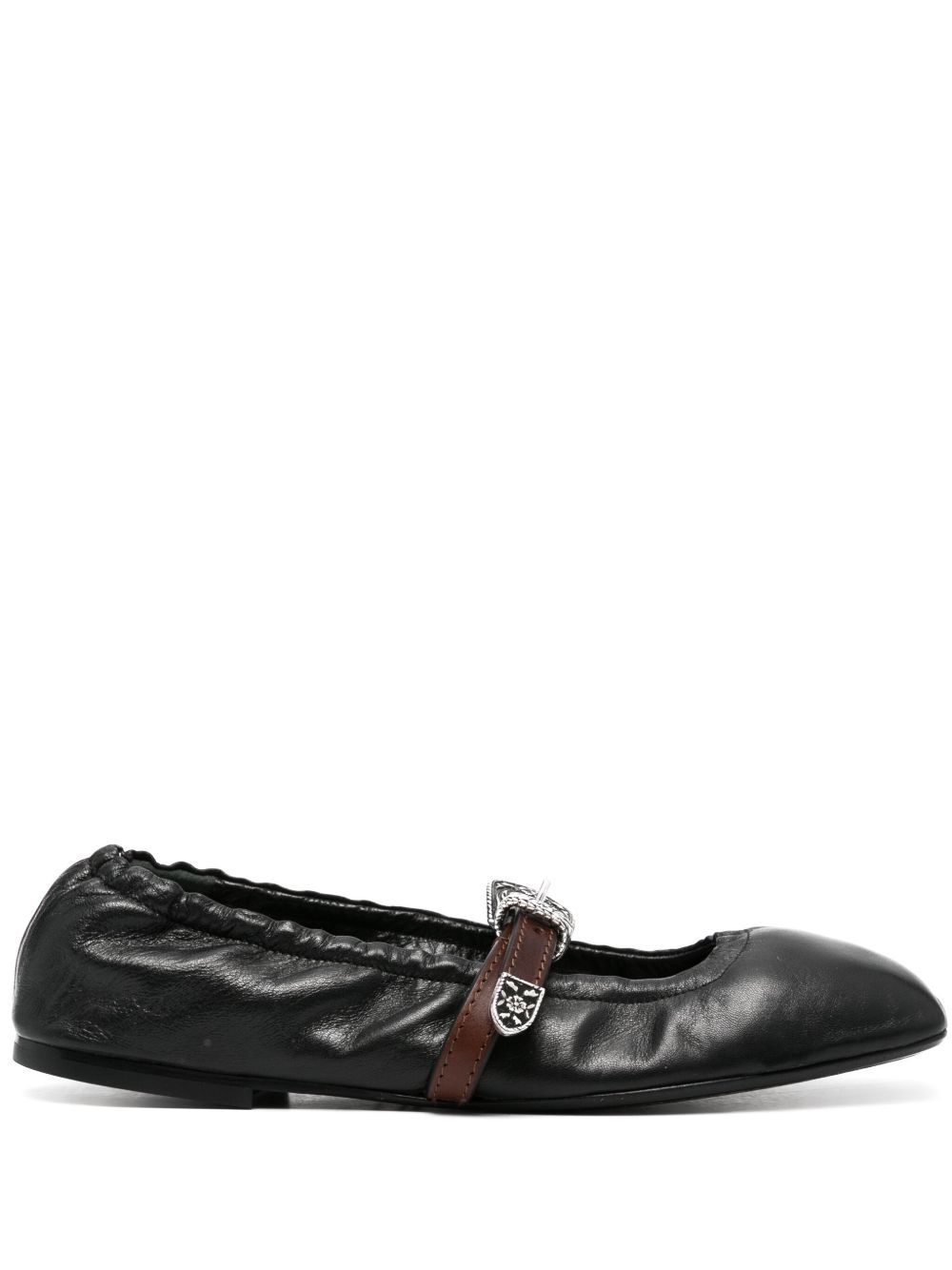 Western Touch leather ballerinas - 1