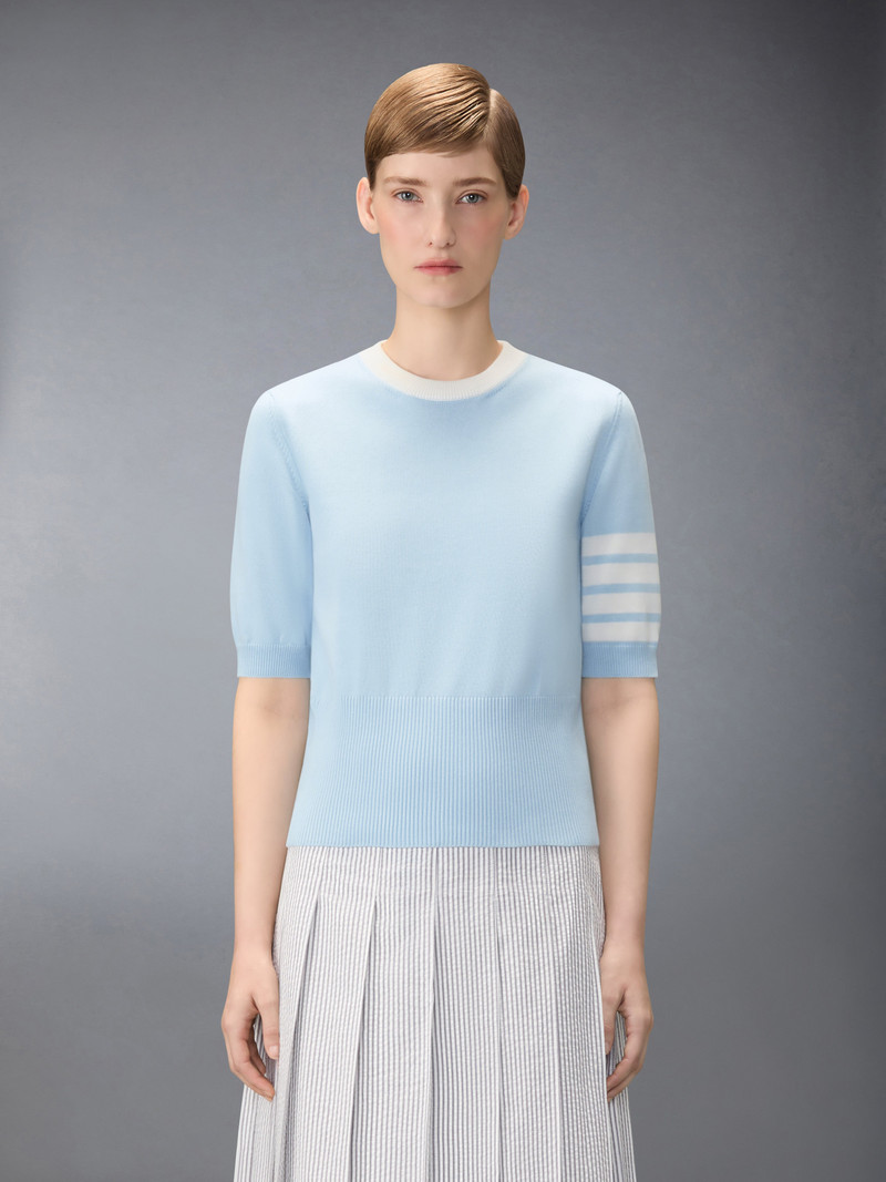 Thom Browne JERSEY HECTOR INTARSIA 4-BAR TEE outlook