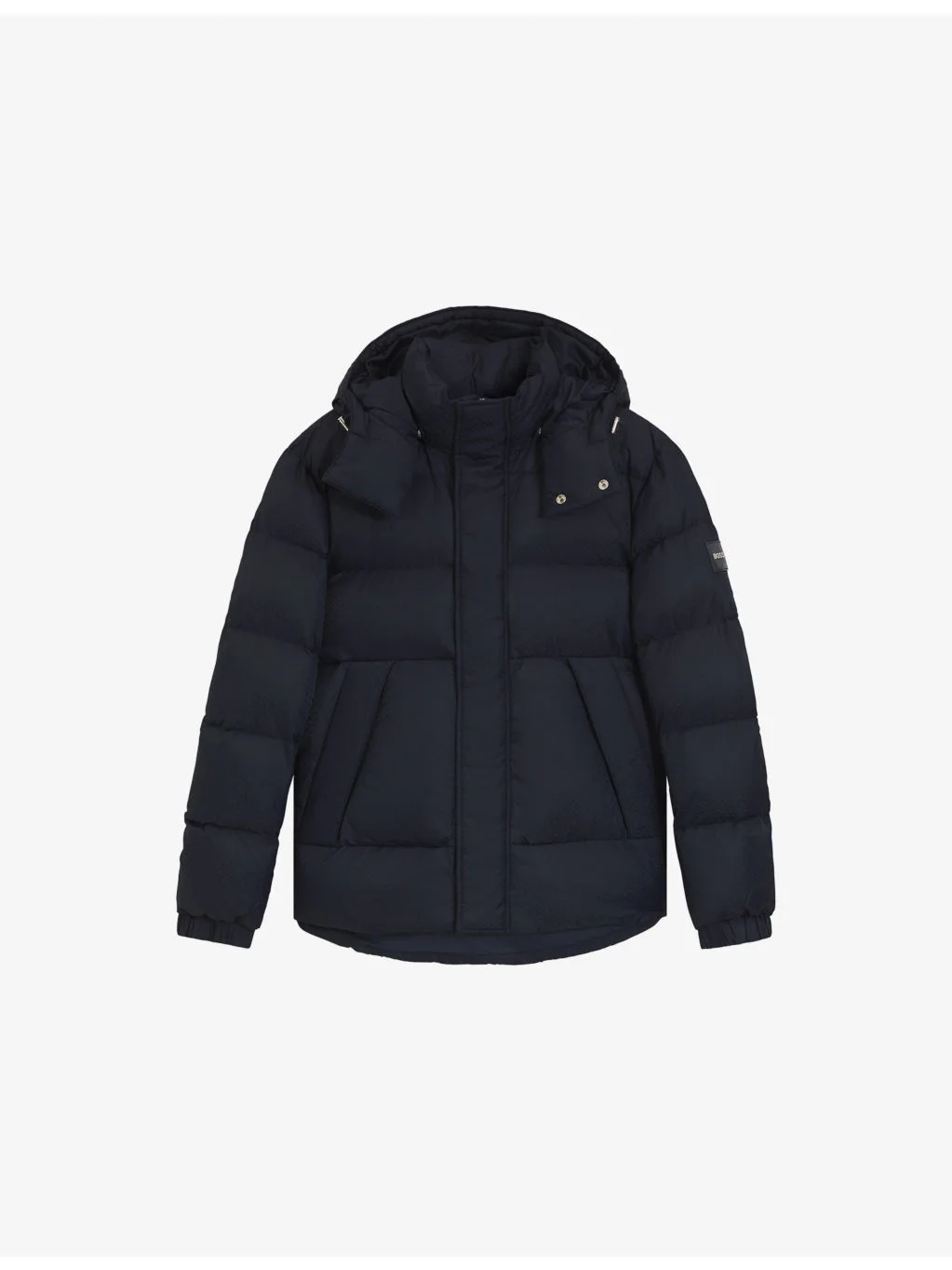 Monogram Logo-Badge Puffer Coat - 1