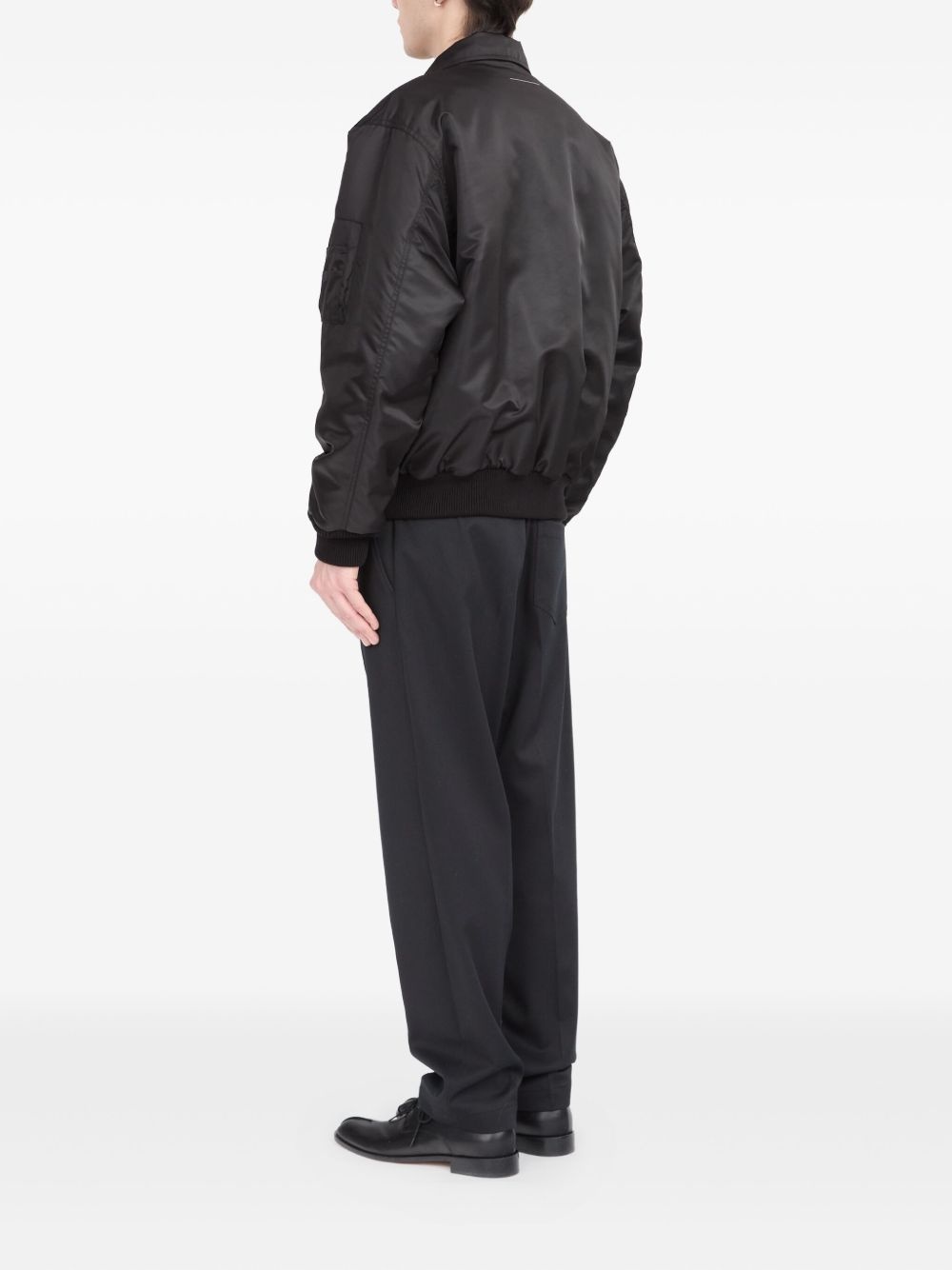 stitch-detail bomber jacket - 5