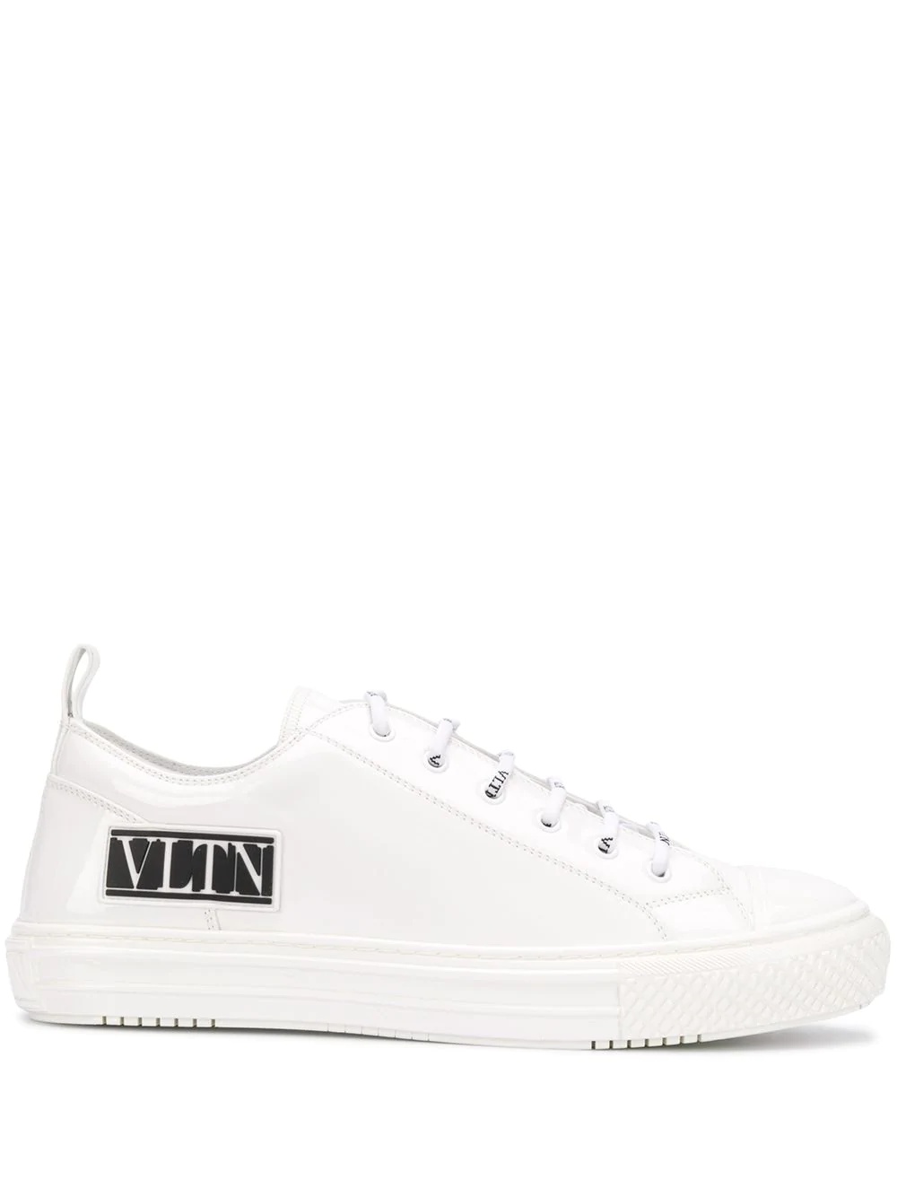 VLTN logo lace-up sneaker - 1