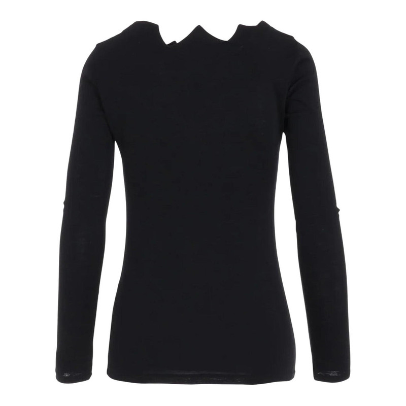 Yohji Yamamoto Zig-Zag Neck Line Long Sleeve Top outlook