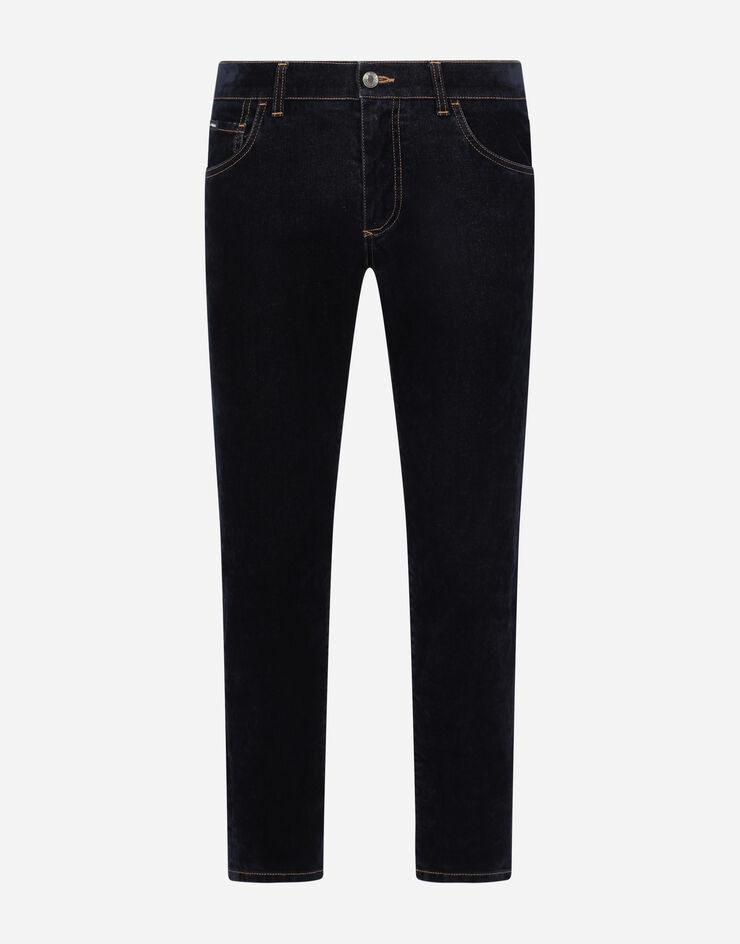 Flocked slim-fit stretch jeans - 3