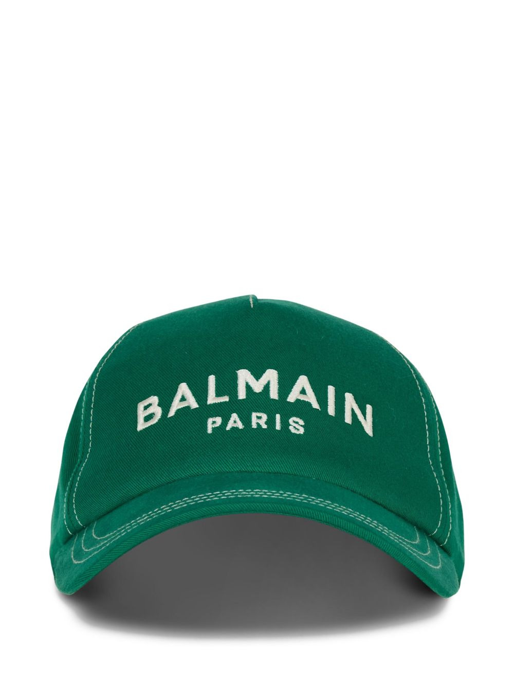 logo-embroidered cotton baseball cap - 1