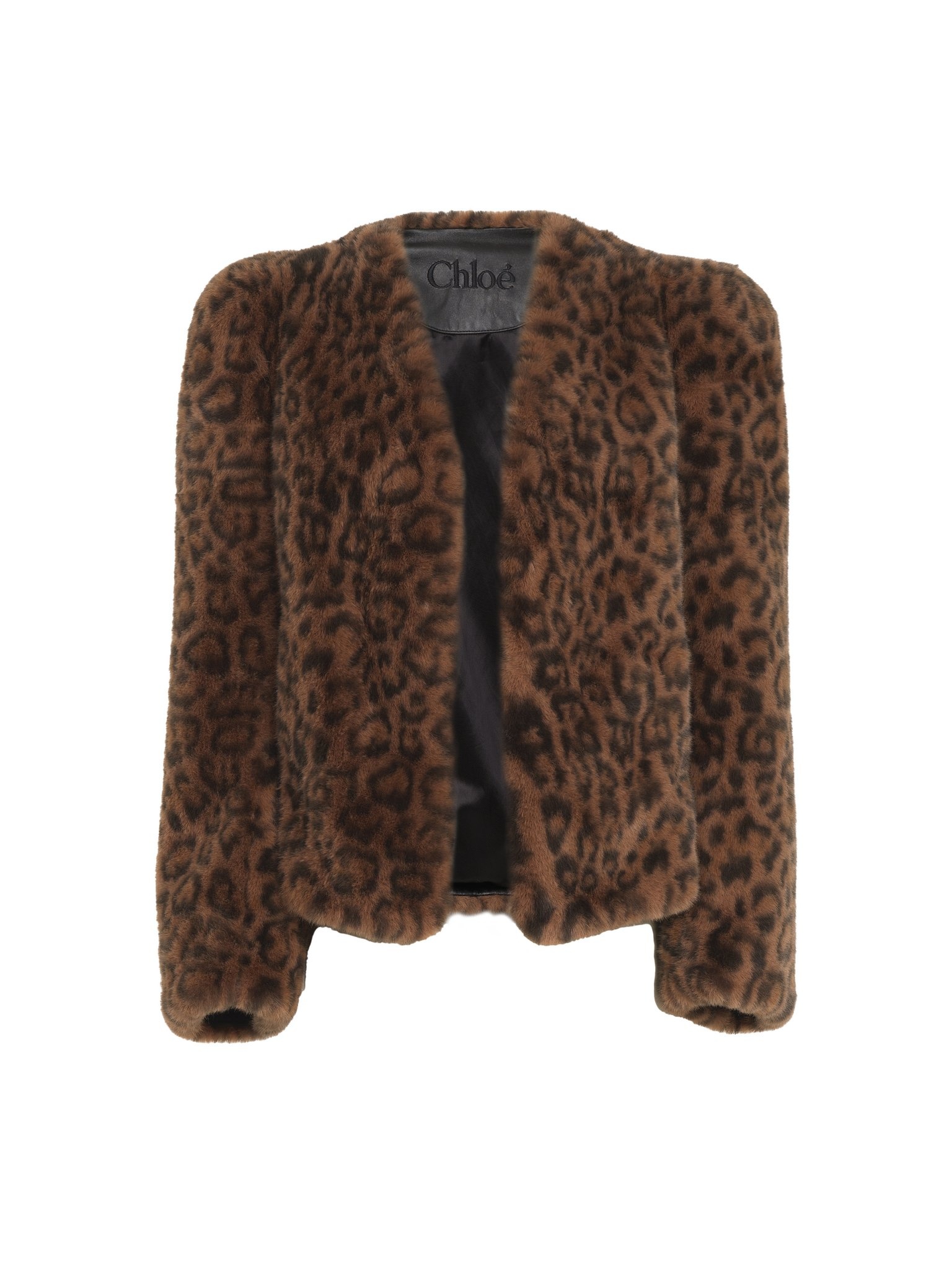 BOXY JACKET IN FAUX FUR - 1
