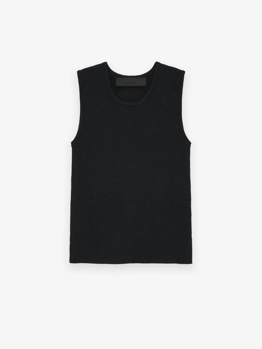 Womens Waffle Tank - 1