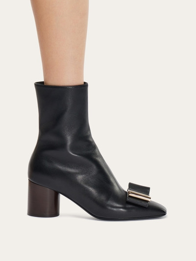 FERRAGAMO DOUBLE-BOW ANKLE BOOT outlook