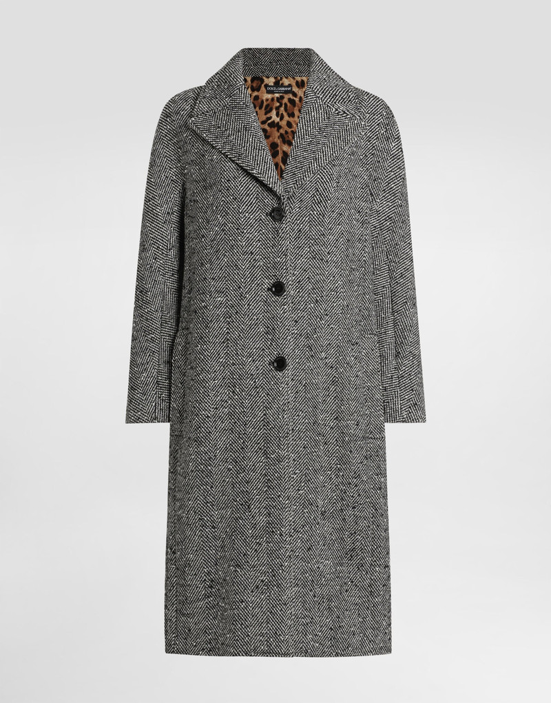 Long chevron coat 1