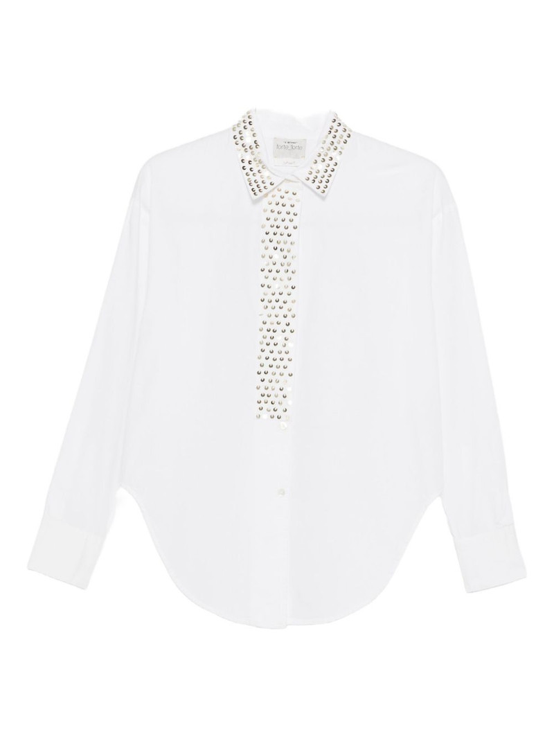 petites-étoiles embellished-collar shirt 1