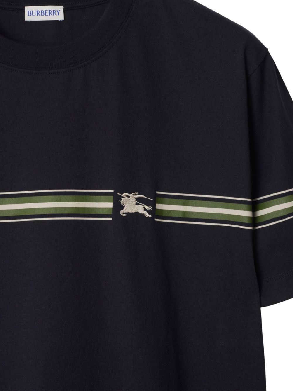 striped cotton T-shirt - 5