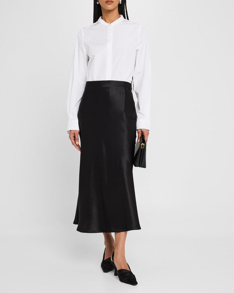 CO Silk Midi Slip Skirt outlook