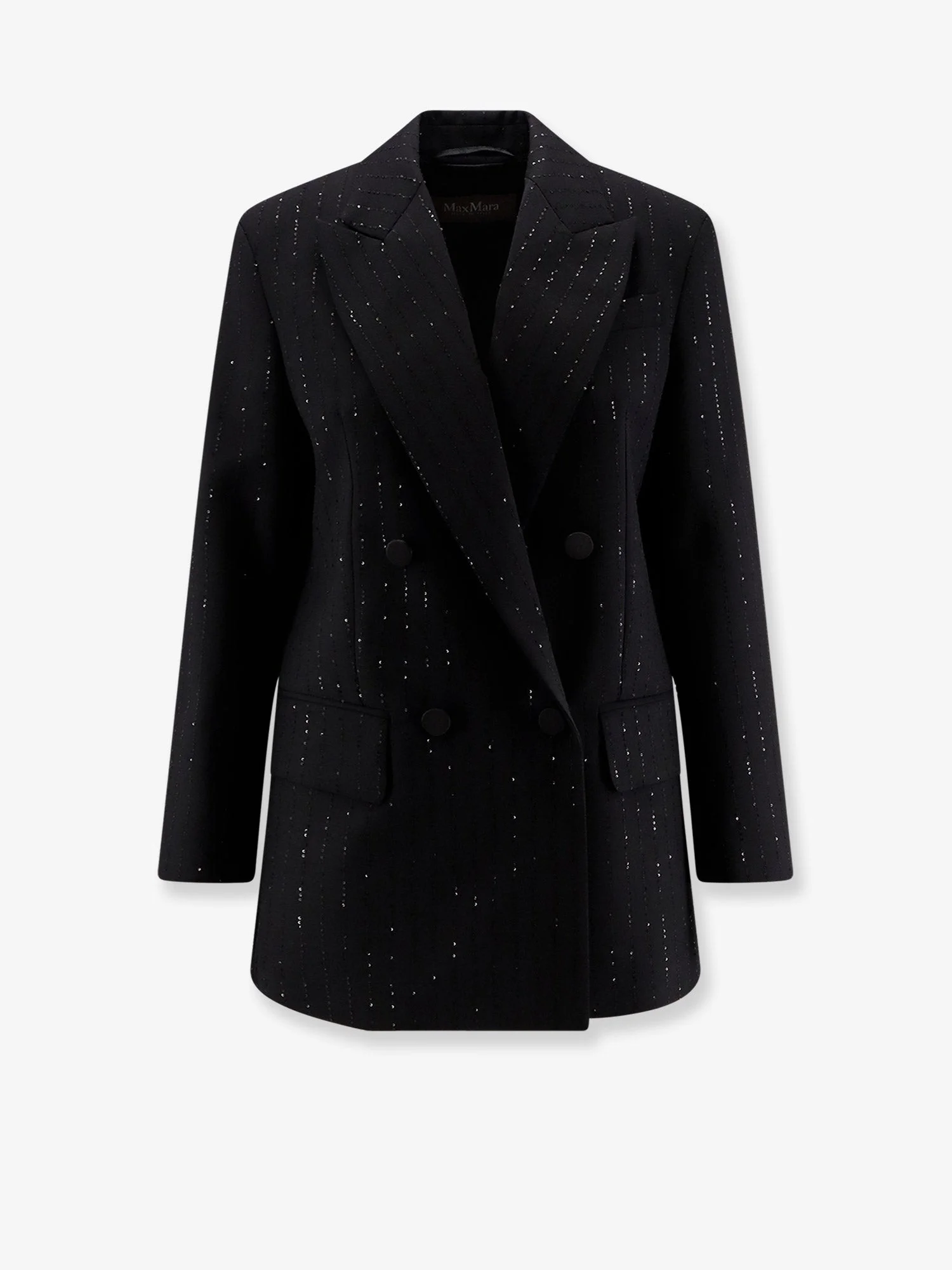 Max Mara Appia Virgin Wool Blazer With Sequins - 1