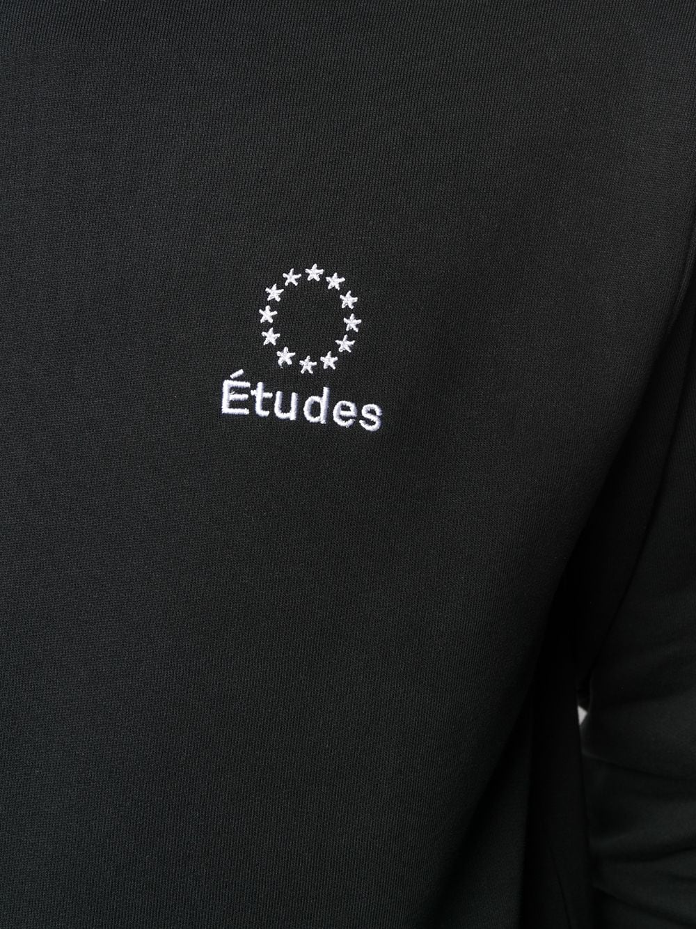 embroidered-logo organic-cotton hoodie - 5