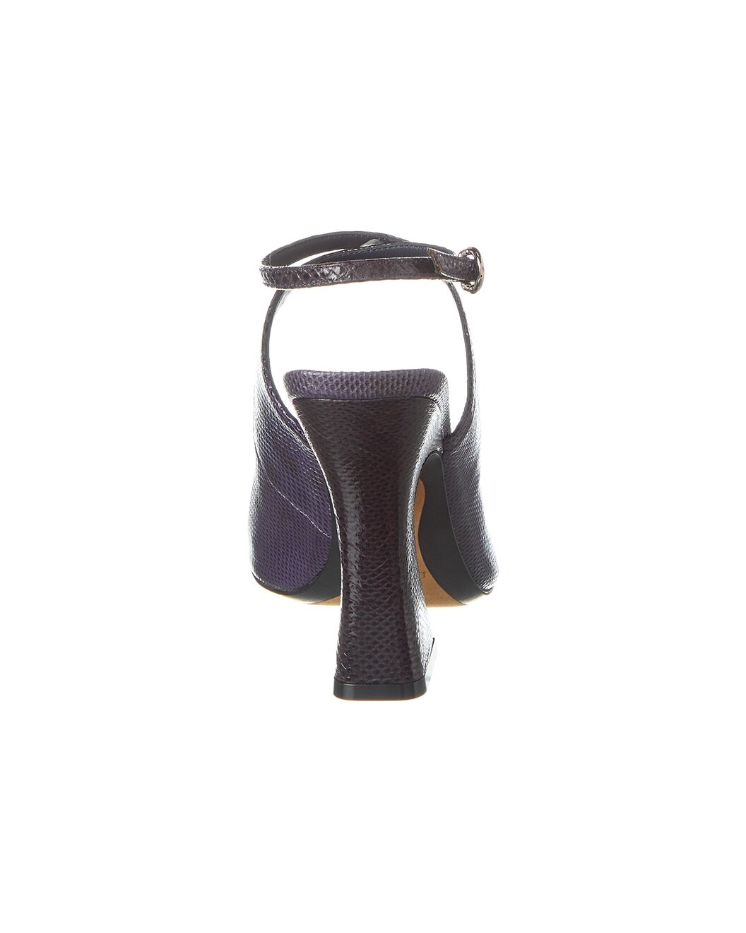 LANVIN Smile Embossed Leather Sandal - 3