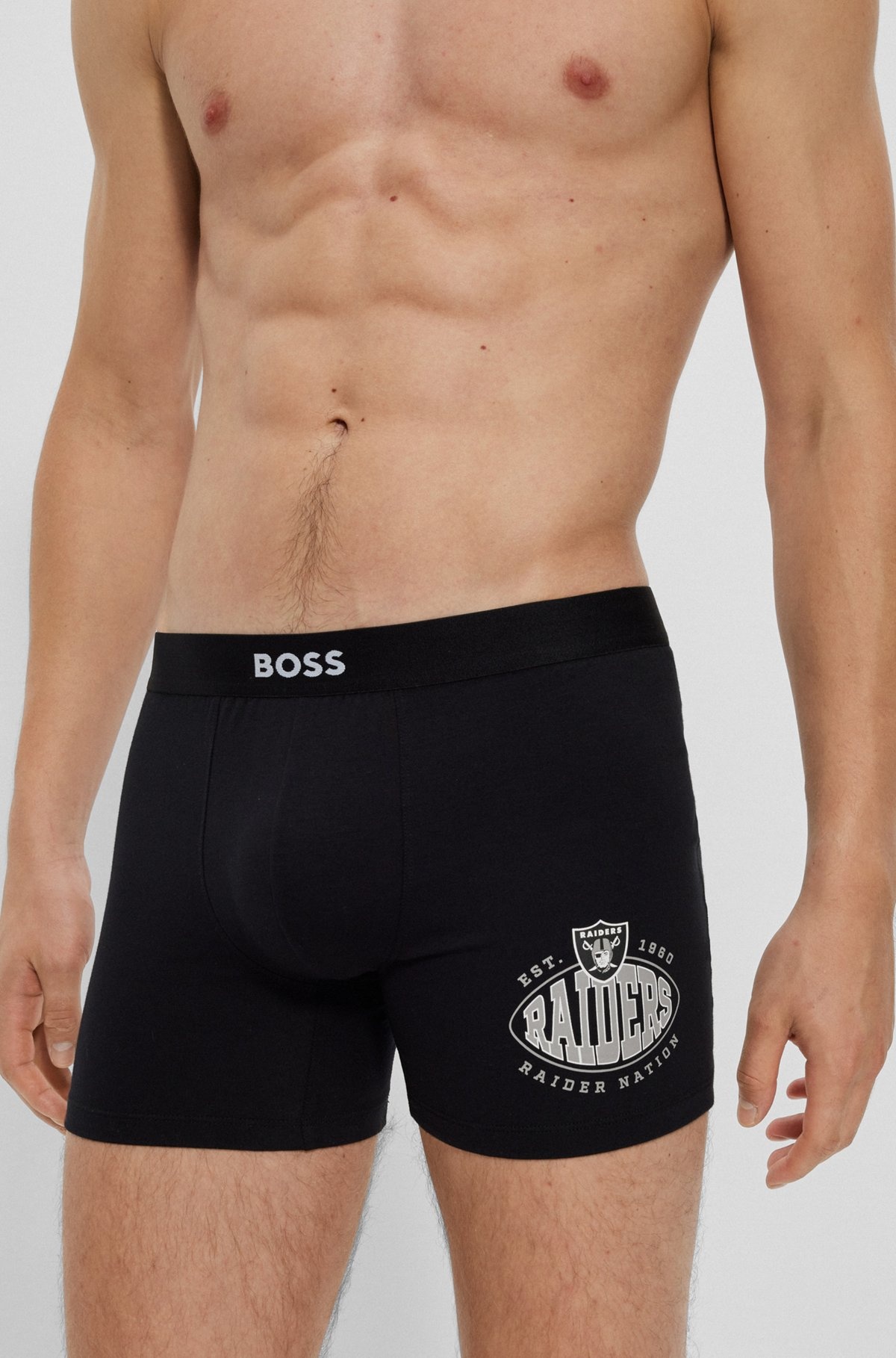 BOSS X NFL TWO-PACK OF BOXER BRIEFS WITH COLLABORATIVE BRANDING - 4