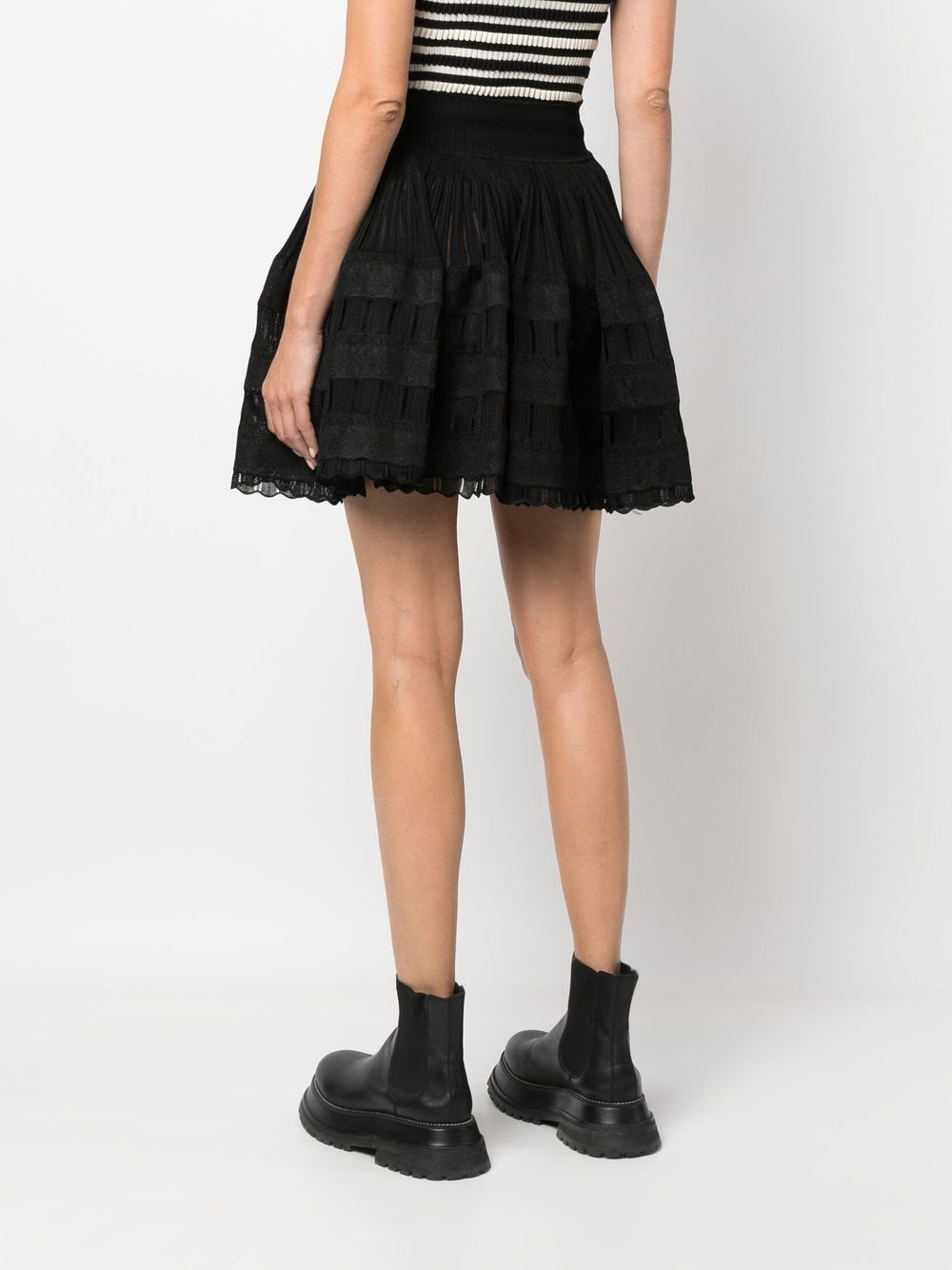 tulle A-line skirt - 4