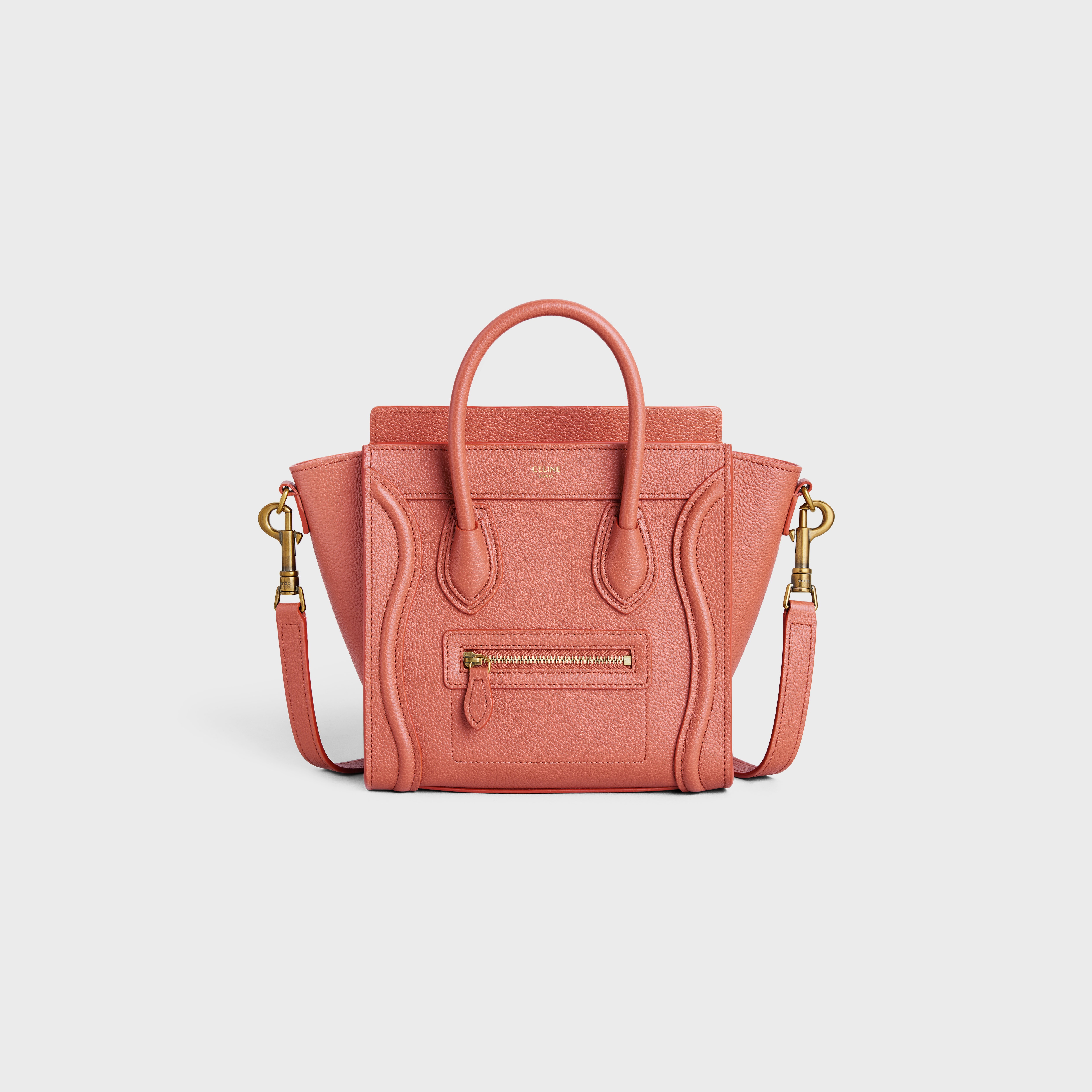 Nano Luggage bag in drummed calfskin - 1