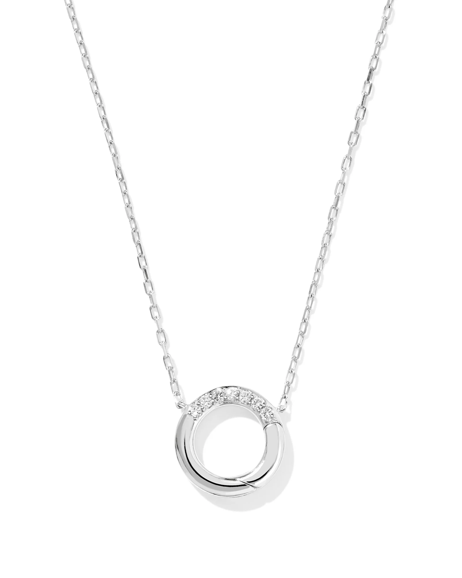 Brittany Sterling Silver Pendant Necklace - 1
