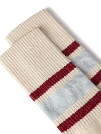 Off-White Stripes Logo Medium Socks outlook