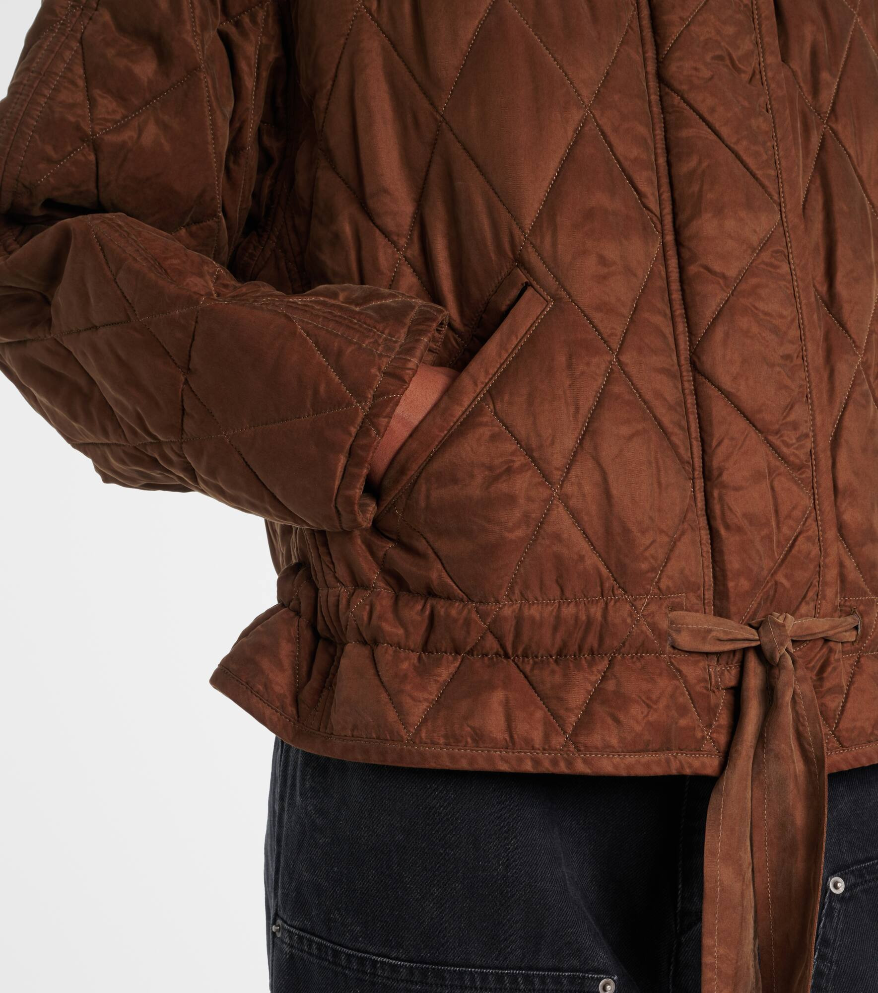 Zakiane quilted satin jacket - 5