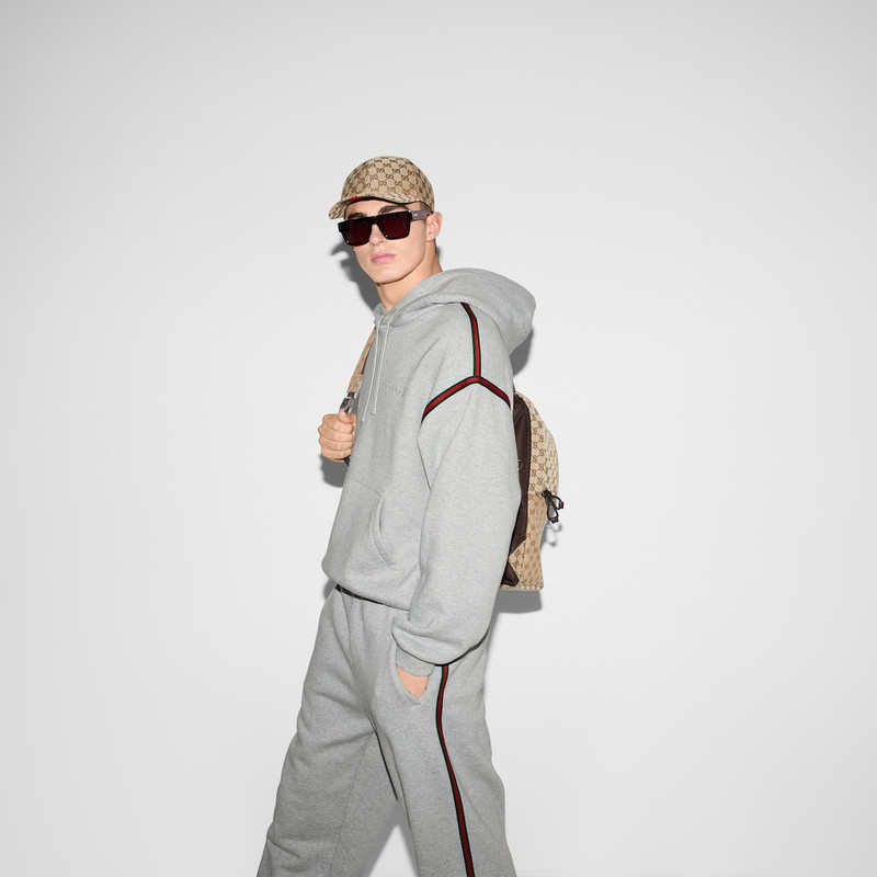 Cotton jersey hooded sweatshirt 6