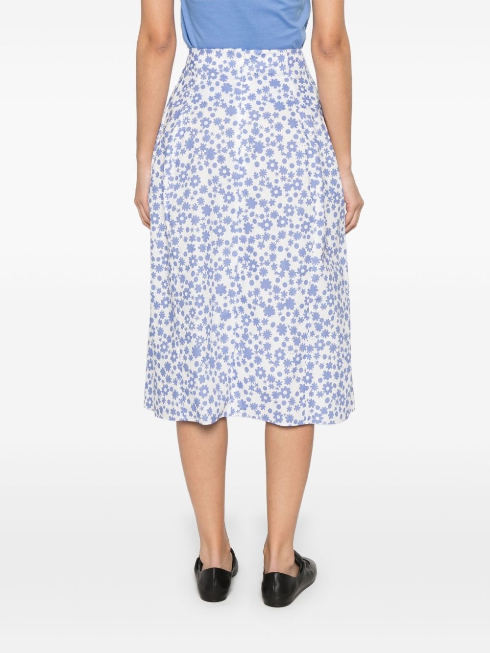 poplin midi skirt - 4