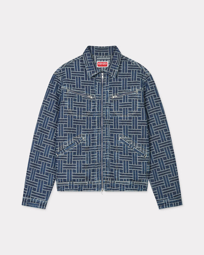 'KENZO Weave' trucker jacket in japanese denim - 1