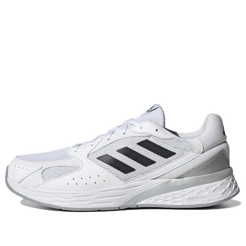 adidas 응답 낮은 정상 착용 저항하는 백색 검정 GY1147 - 1
