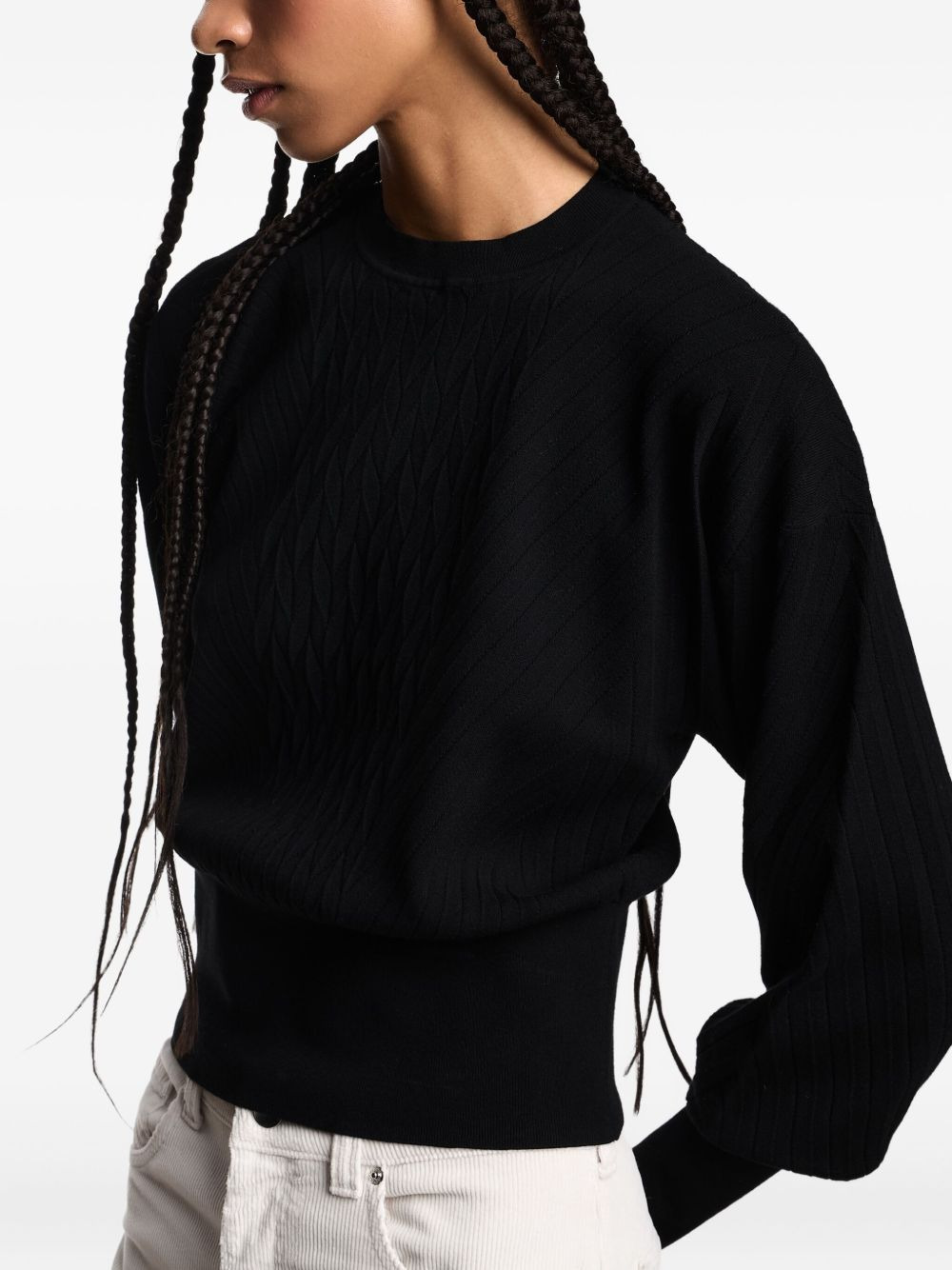 balloon-sleeve top - 5
