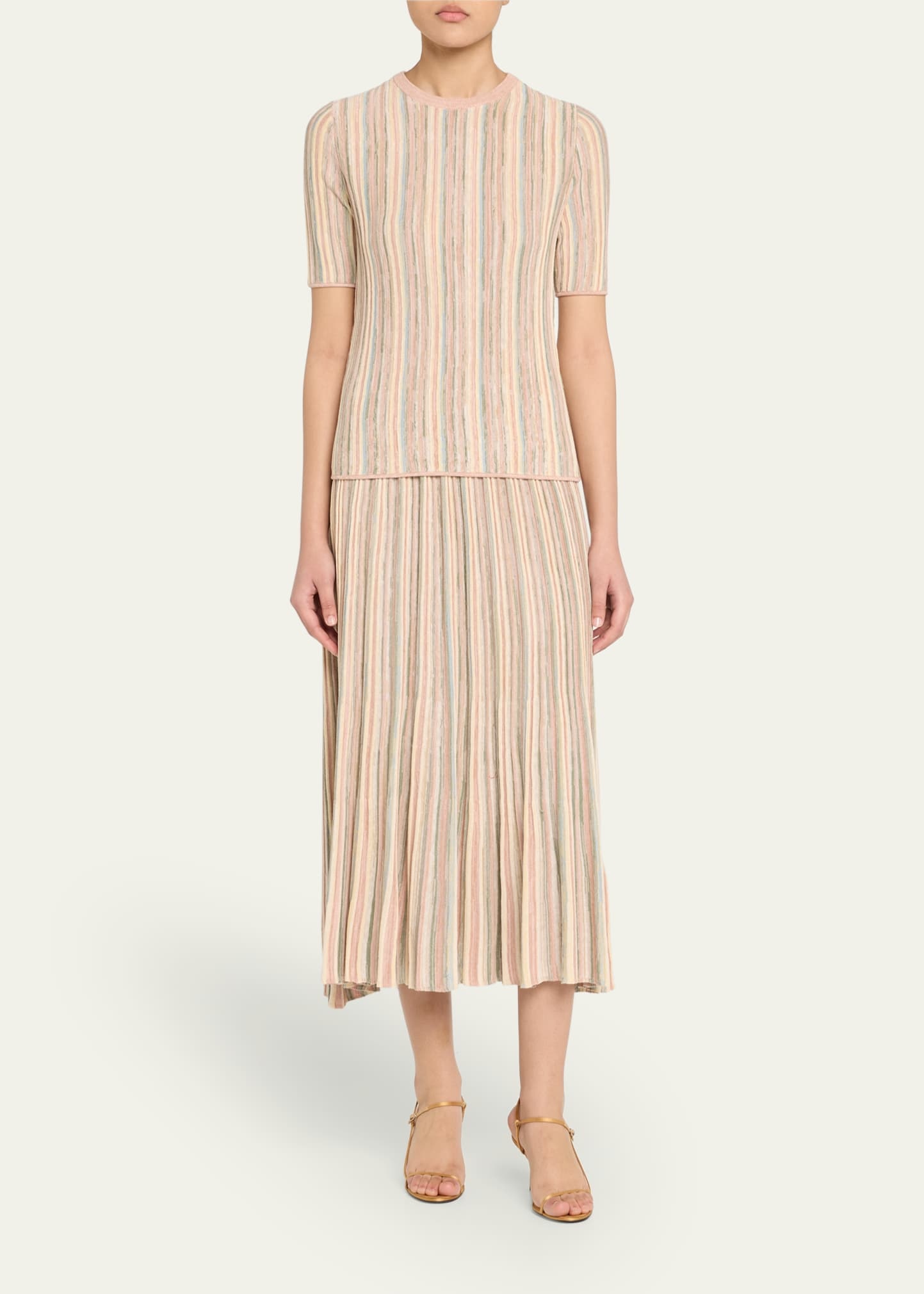 Illuminate Mouline Maxi Skirt - 2