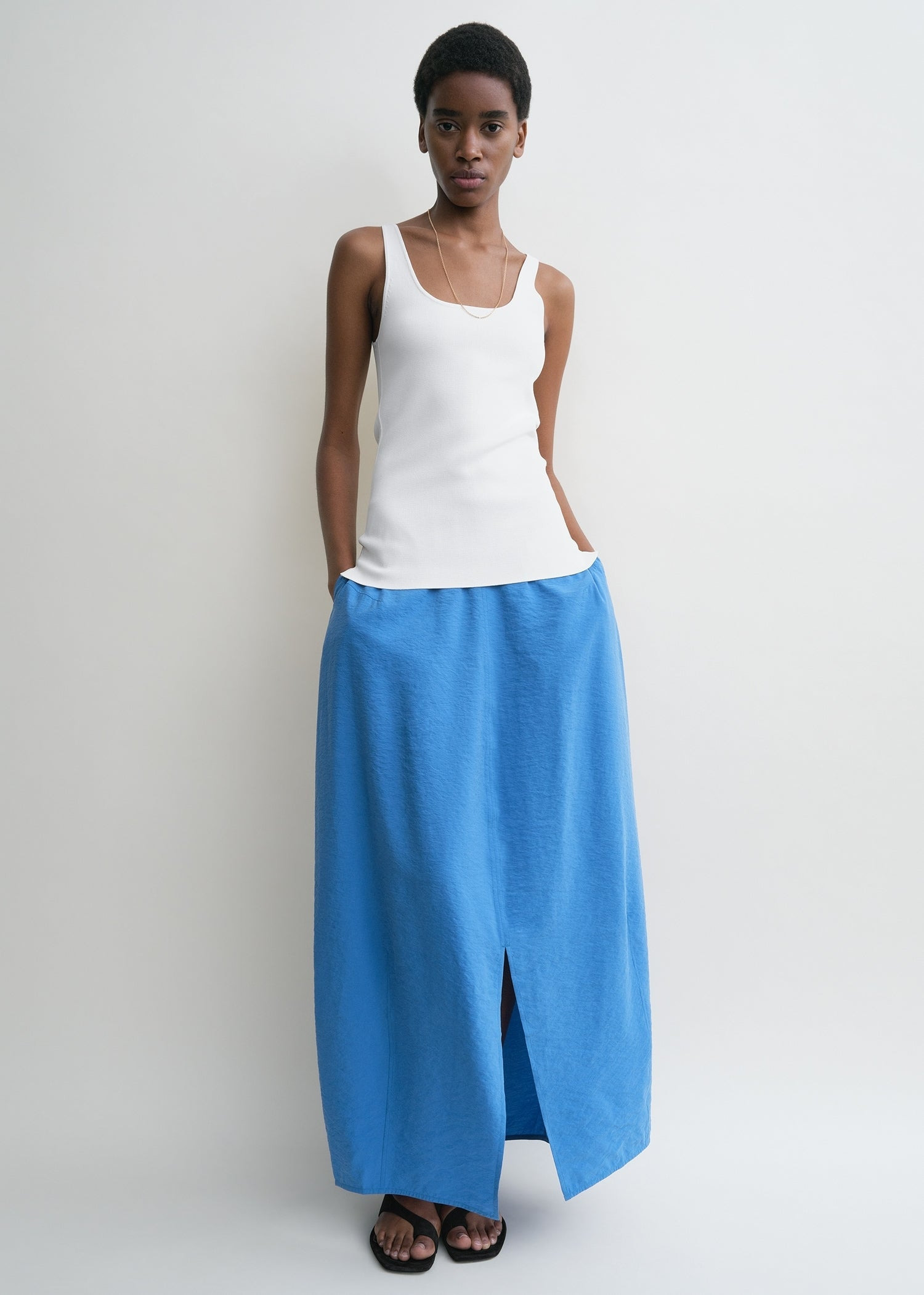 Parachute skirt cobalt - 2