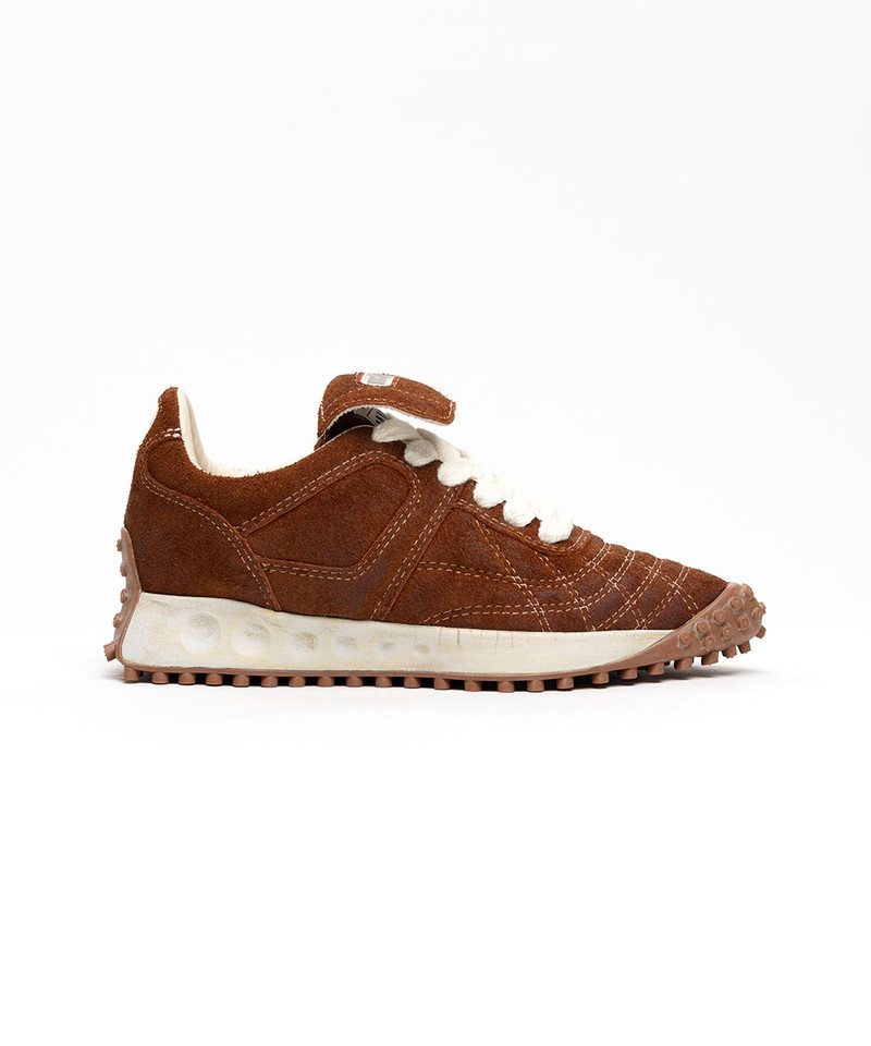 "CALLA"OG Sole Brushed Suede Low-top Sneaker - 1