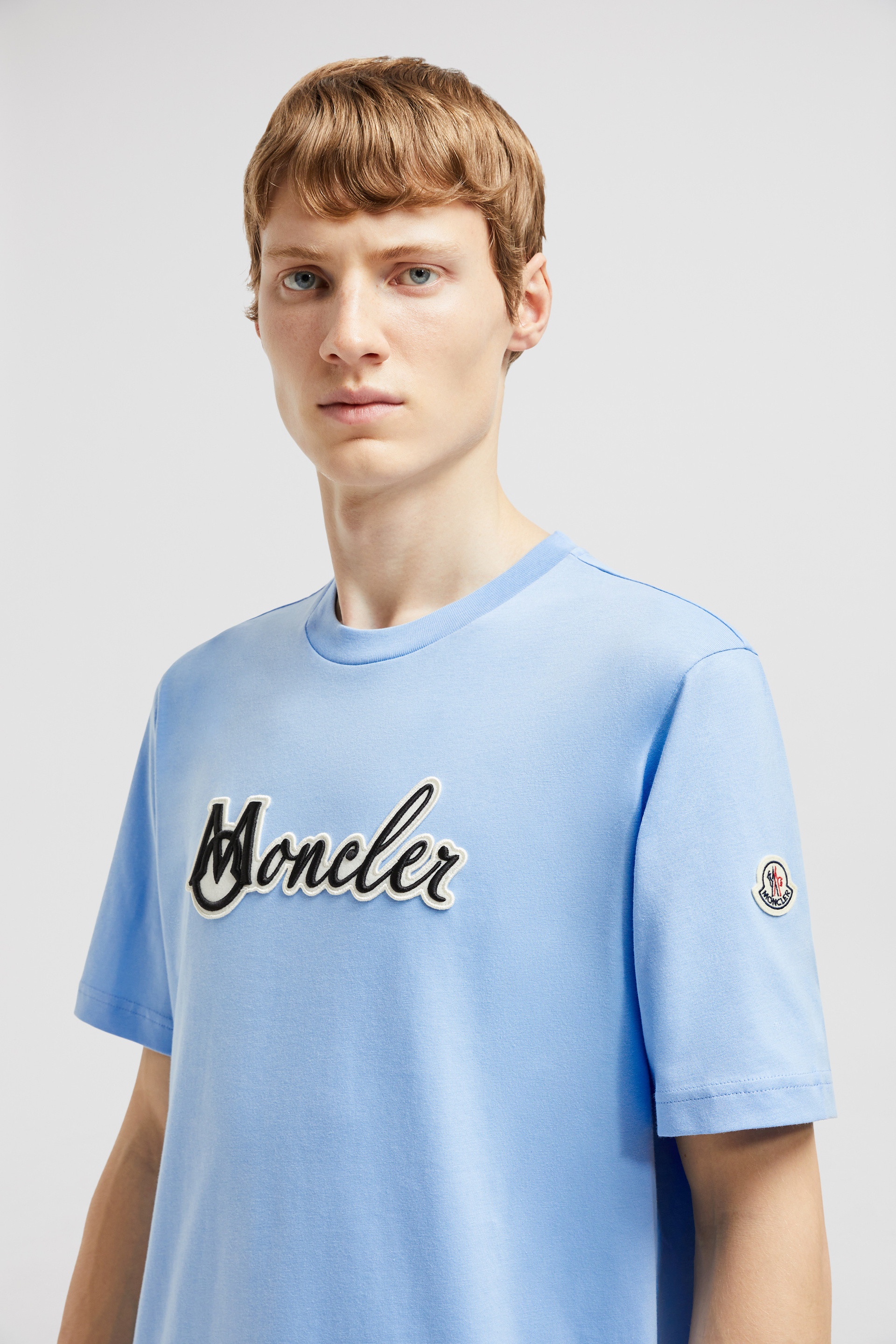 Embroidered Varsity Logo Cotton T-shirt - 4