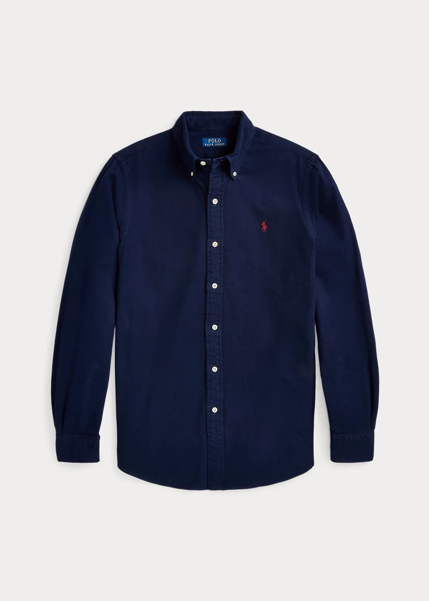 Classic Fit Brushed Flannel Shirt - 1