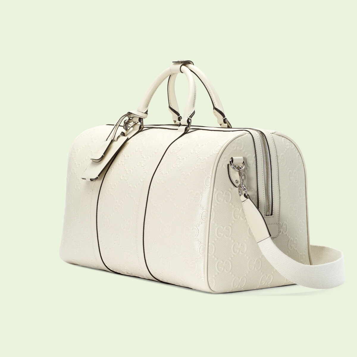 GG embossed duffle bag - 2